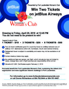 JetBlueFlyer2018 - April 20 Drawing